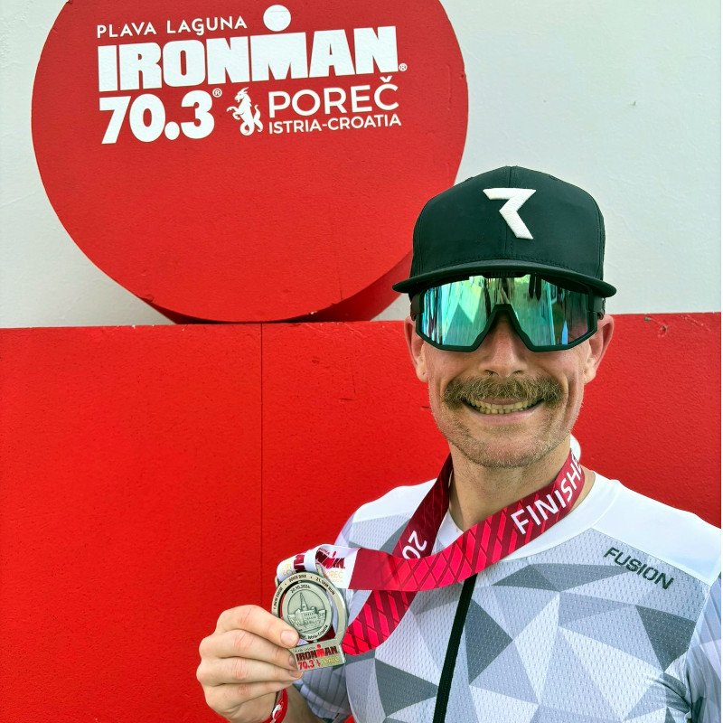 Andreas Brand mit Medaille
