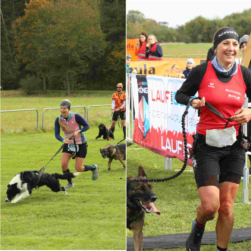 Teilnehmerinnen der mehula-Jagdhunde Challenge