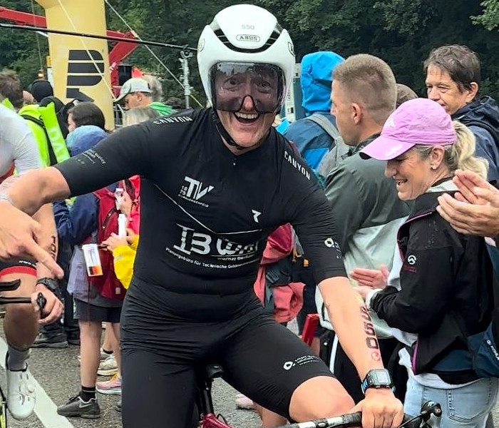 Lars Ruhland am Bike