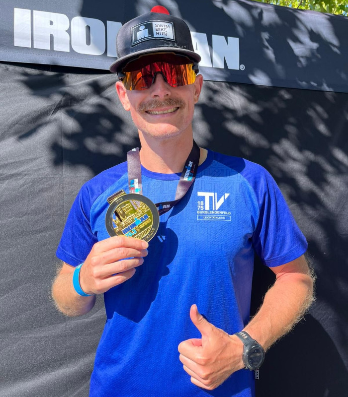 Starke 4.31 Andreas Brand beim Ironman 70.3 in Hradeck