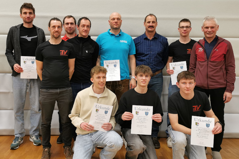 Die geehrten Sportler vom TV Burglengenfeld