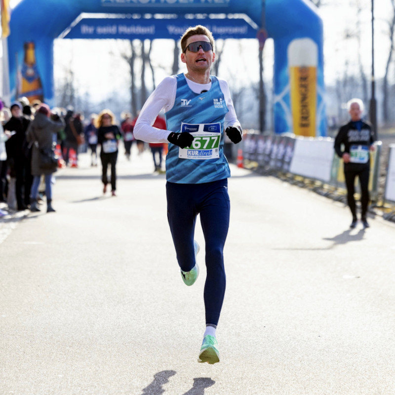 Erik Hille beim 30. Johannesbad Thermen- Marathon