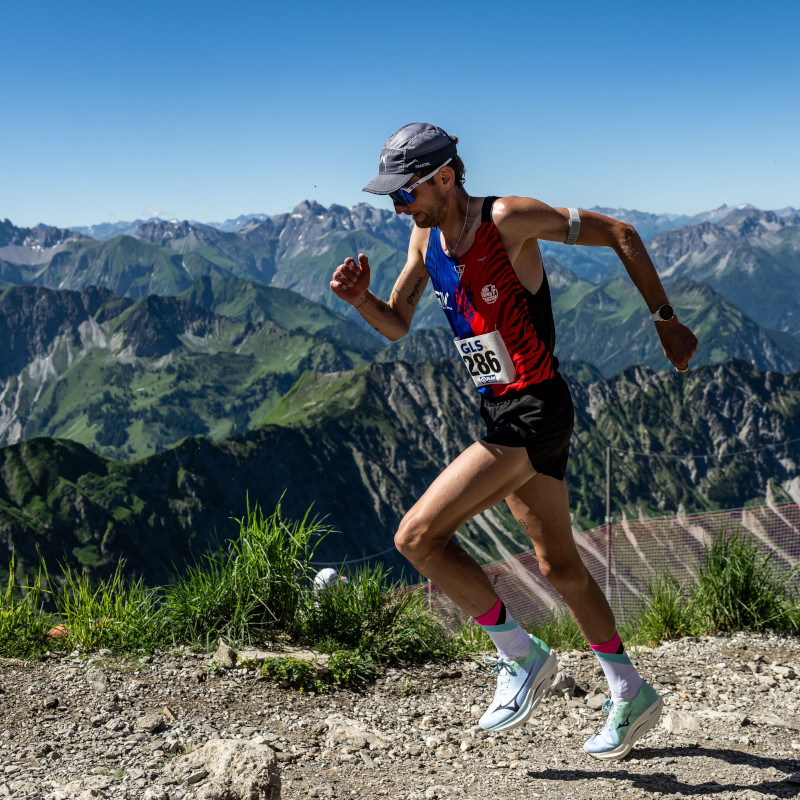 Erik Hille auf dem Nebelhorn