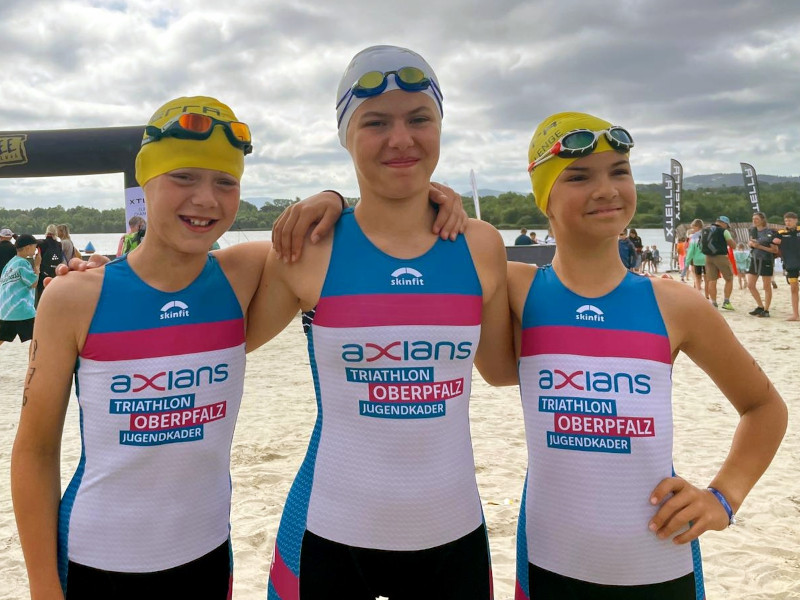 Der Triathlonnachwuchs des TV Burglengenfeld