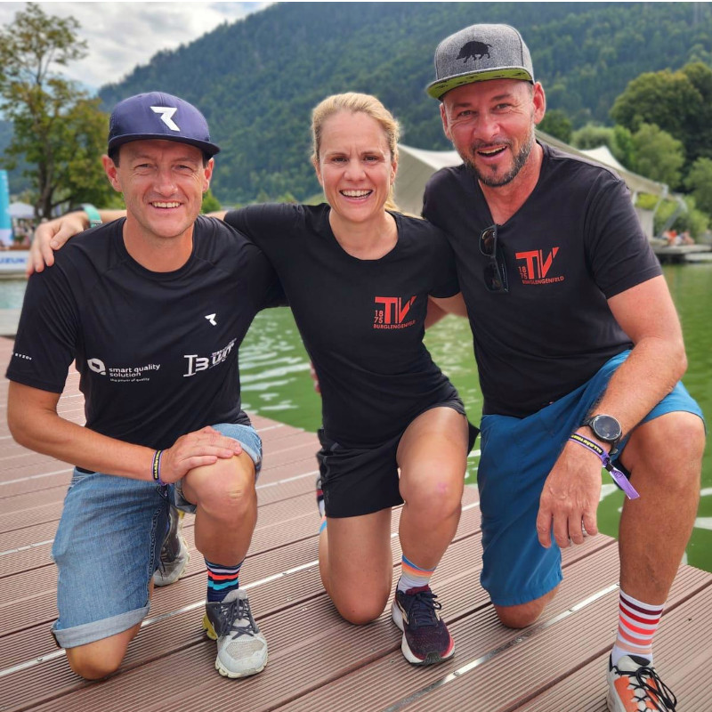 Teilnehmer vom Allgäutriathlon in Immenstadt