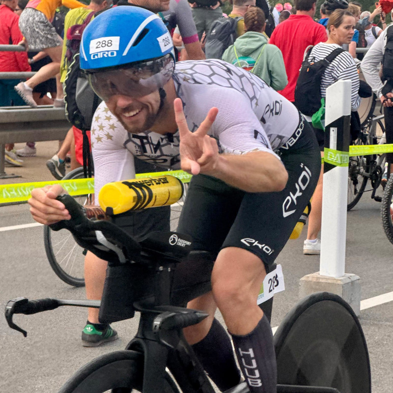 Martin Stegerer auf dem Bike