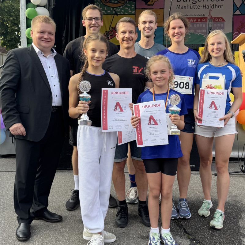 Die geehrten Athleten des TV Burglengenfeld