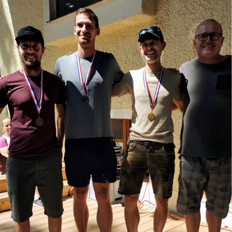 Siegerehrung des 10km Laufes