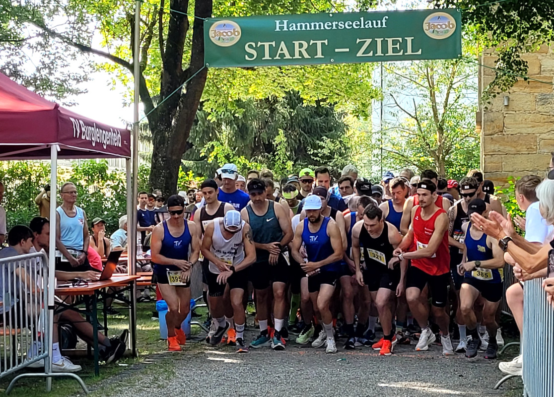 Start des 10km Laufes
