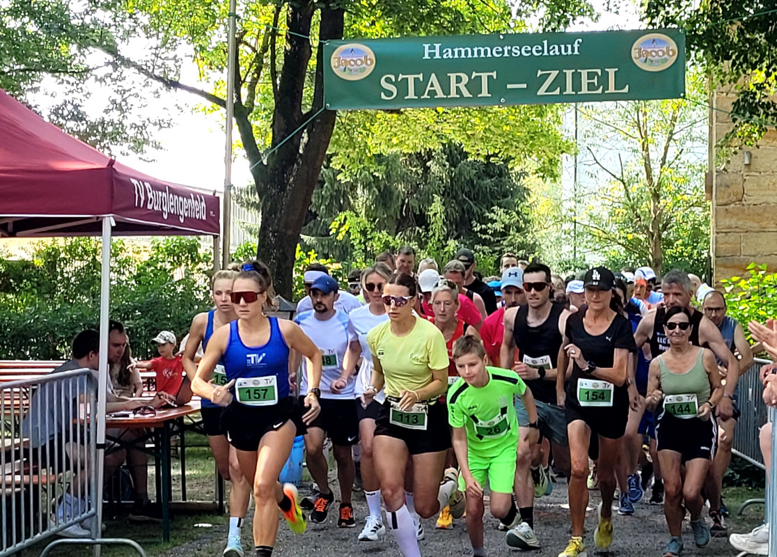 Start des 5km Laufes