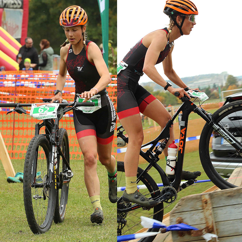Paula Leupold mit Bike