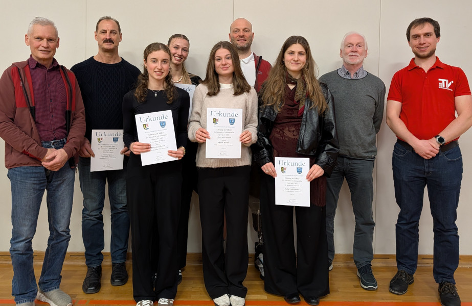 einige geehrte vom TV Burglengenfeld