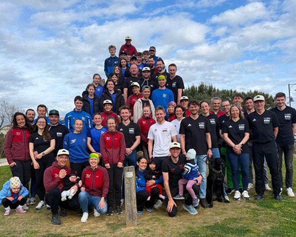 Gruppenfoto vom Trainingslager